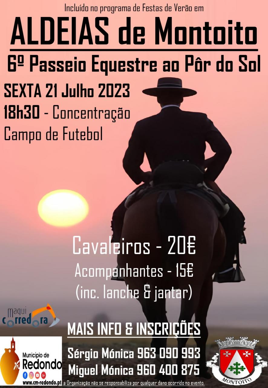 6º Passeio Equestre ao Pôr do Sol