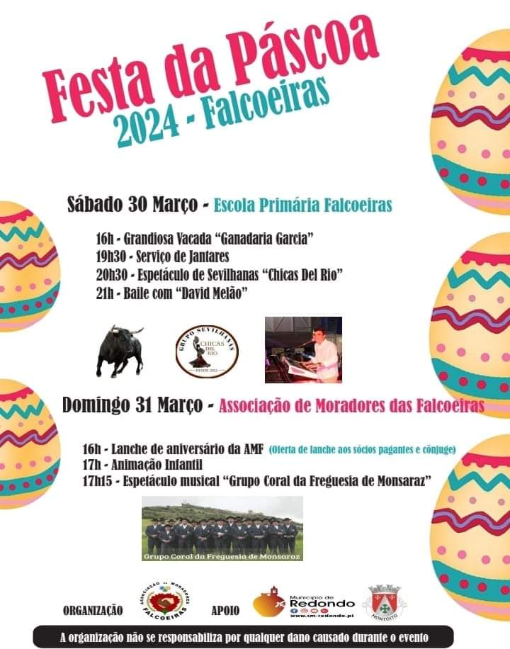 Festa da Páscoa - Associação de Moradores de Falcoeiras
